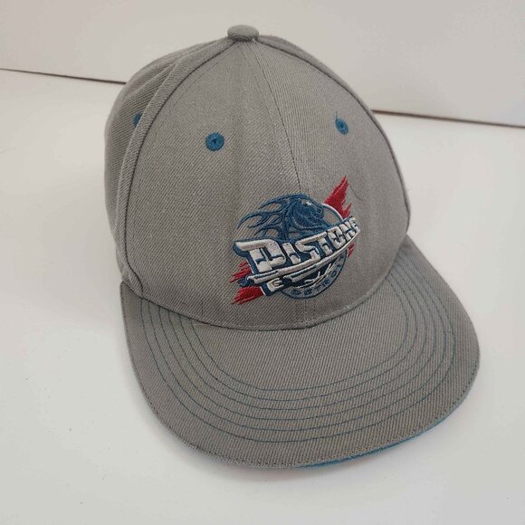 Detroit Pistons Fox Sports Snapback Hat Cap 90s Logo NBA Vintage - Picture 1 of 5